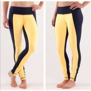 Blue and Black Lululemon Leggings